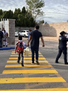 POR INSTRUCCIONES DE LA ALCALDESA JANETH GARCÍA MAZÓN, SEGURIDAD PÚBLICA IMPLEMENTA OPERATIVO DE REGRESO A CLASES