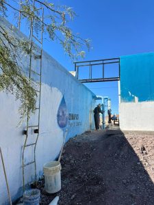 Trabajos en la Comisaría de Puerto Libertad.