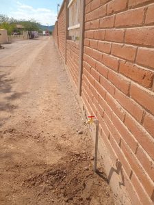 Instalación de tomas de agua en panteón municipal.