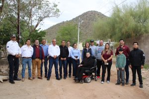 ENTREGA JANETH GARCÍA OBRA DE AGUA POTABLE EN LA COLONIA LAS PILAS