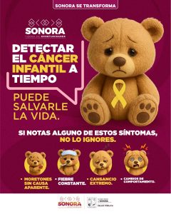 Detectar el cáncer infantil a tiempo puede salvarle la vida.