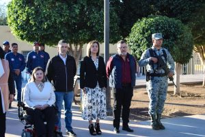 CONMEMORA JANETH GARCÍA MAZÓN EL DÍA DE LA BANDERA CON EMOTIVO ACTO CÍVICO EN LA PLAZA NIÑOS HÉROES