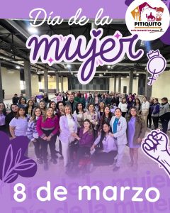 En el marco del 8 de marzo, Día Internacional de la Mujer, se reconoce la valentía, el esfuerzo y la participación de todas las mujeres que día a día contribuyen al desarrollo de nuestra comunidad. Hoy honramos a las mujeres que inspiran, que luchan y que con su trabajo fortalecen a nuestras familias y a nuestro municipio.